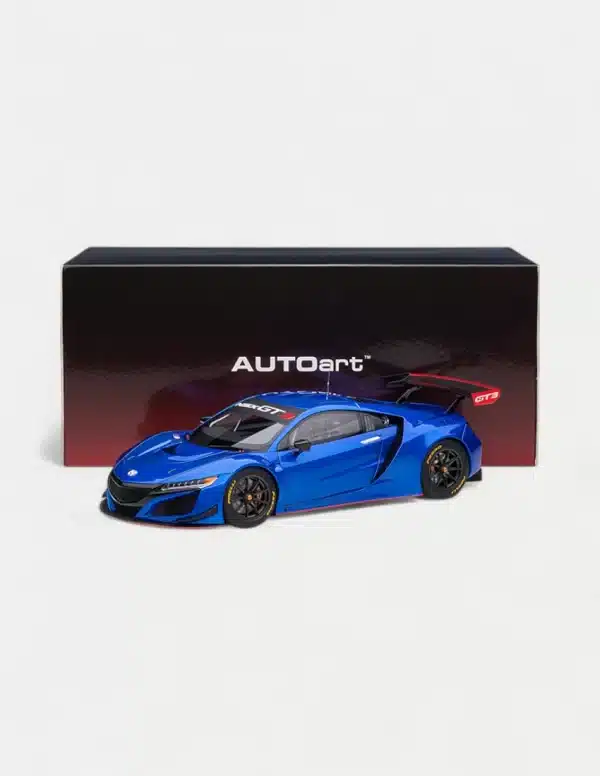 AUTOart 1/18 Honda NSX GT3 2018 ABS Composite Model Car - Multiple Colors Available (Red, Blue, White, Black, and Silver)