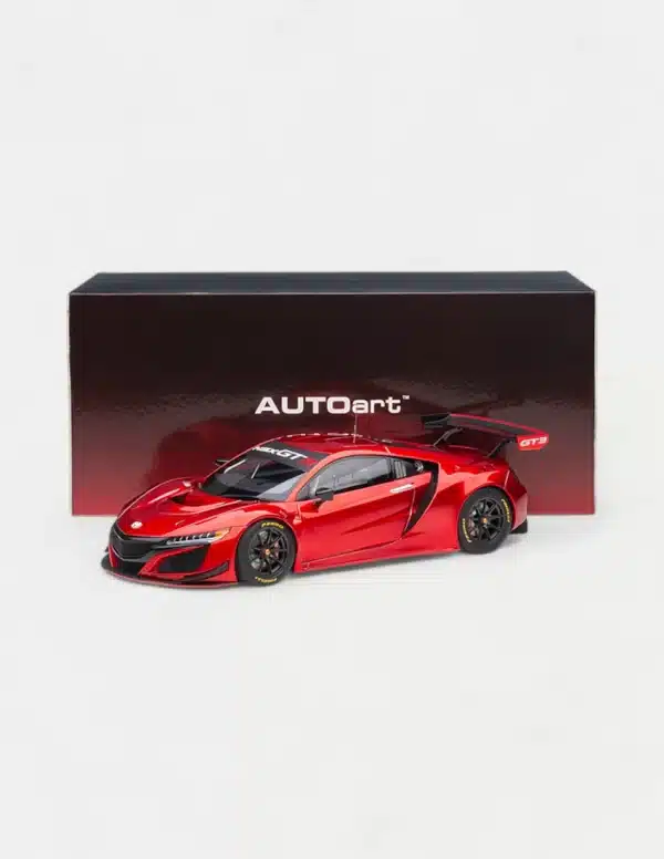 AUTOart 1/18 Honda NSX GT3 2018 ABS Composite Model Car - Multiple Colors Available (Red, Blue, White, Black, and Silver)
