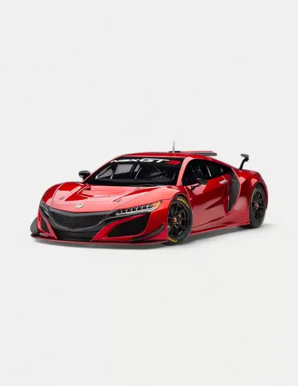 AUTOart 1/18 Honda NSX GT3 2018 ABS Composite Model Car - Multiple Colors Available (Red, Blue, White, Black, and Silver)