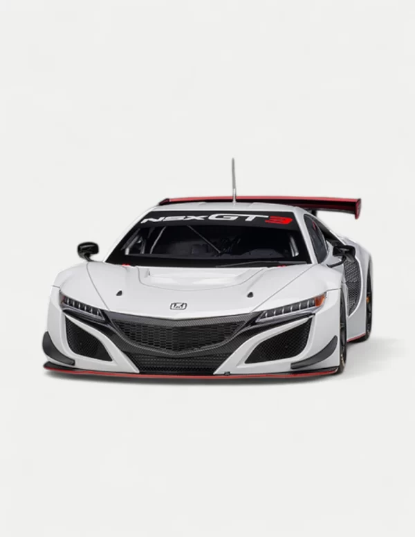 AUTOart 1/18 Honda NSX GT3 2018 ABS Composite Model Car - Multiple Colors Available (Red, Blue, White, Black, and Silver)