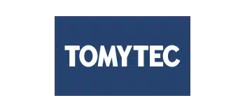 Official Tomytec logo for collectible diecast model cars, a leader in Japanese hobby-grade collectibles.