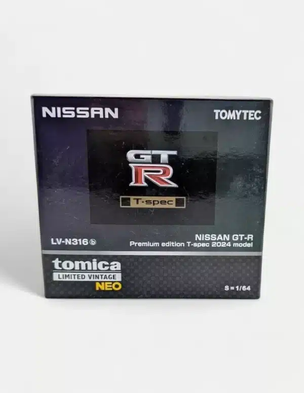 Tomytec Tomica Limited Vintage Neo (TLV-N) 1:64 Nissan GT-R Premium Edition T-spec 2024 - Midnight Purple