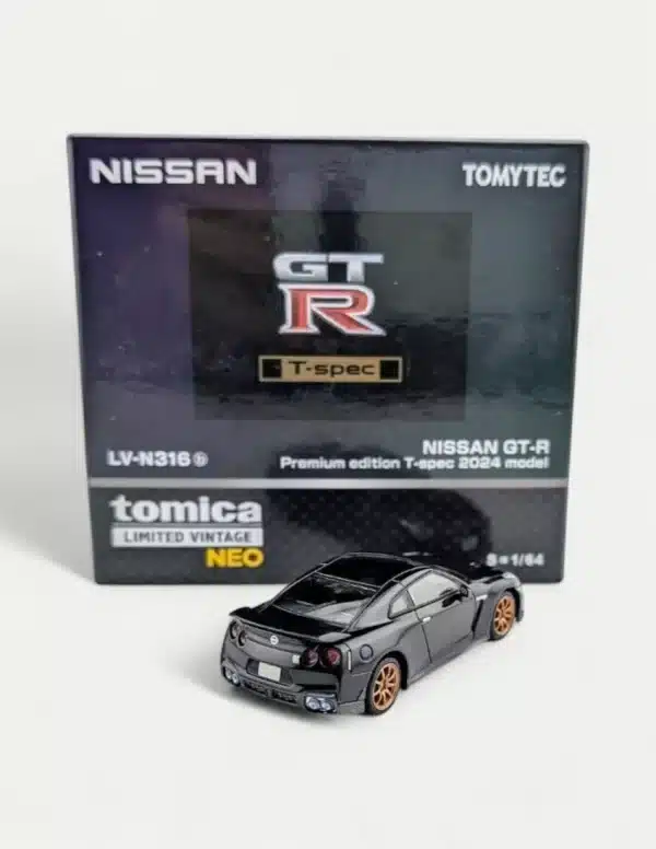 Tomytec Tomica Limited Vintage Neo (TLV-N) 1:64 Nissan GT-R Premium Edition T-spec 2024 - Midnight Purple