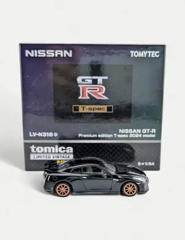 Tomytec Tomica Limited Vintage Neo (TLV-N) 1:64 Nissan GT-R Premium Edition T-spec 2024 - Midnight Purple