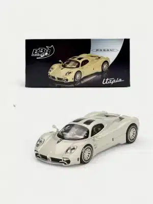 BBR Models 1:64 Pagani Utopia - Grigio Rinascimento White