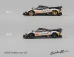 CM Model 1:64 Pagani Zonda Revolucion Diecast Model Car - White