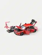MotorHelix 1:18 Honda Civic Type R (FL5) with Engine Replica - Rallye Red