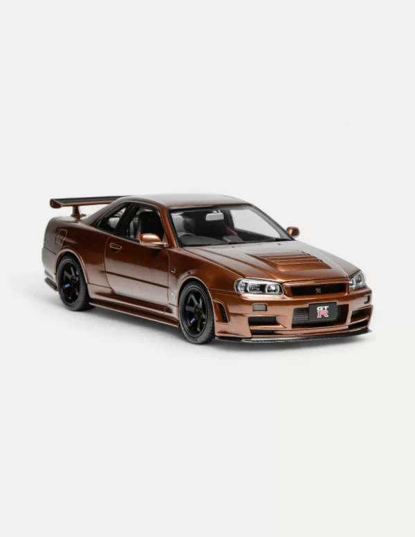 Motorhelix 1:18 Nissan Skyline GT-R (R34) Customized Version - Bronze Metallic (Limited 799pcs)