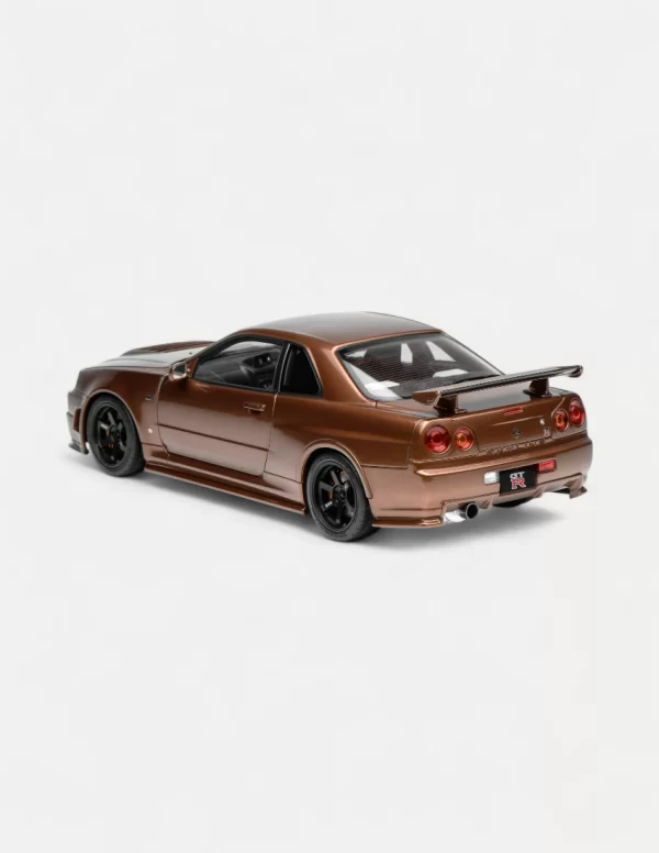 Motorhelix 1:18  Nissan Skyline GT-R (R34) Customized Version - Bronze Metallic (Limited 799pcs)