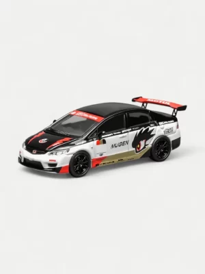 [PRE-ORDER] MOTORHELIX 1:64 Honda Civic (FD2) Mugen Livery White