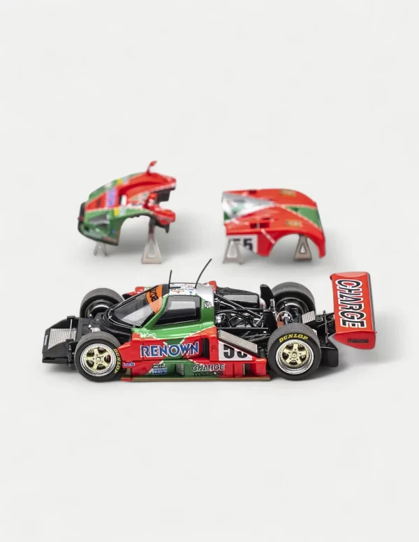 MOTORHELIX 1:64 Mazda 787B #55 'Renown' 1991 Le Mans Winner Diecast Model
