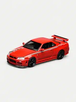 [PRE-ORDER] Motorhelix 1:64 Nissan Skyline GT-R (R34) Nismo Customized - Nismo Red