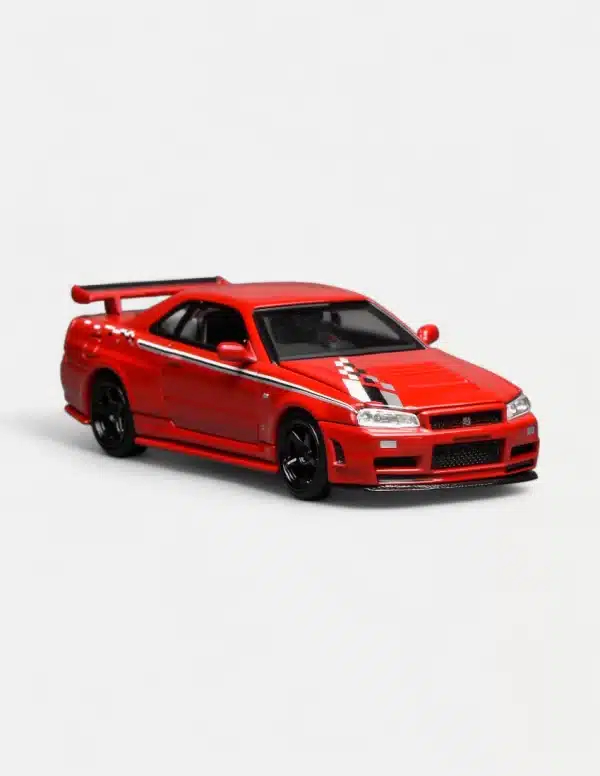 [PRE-ORDER] Motorhelix 1:64 Nissan Skyline GT-R (R34) Nismo Customized - Nismo Red