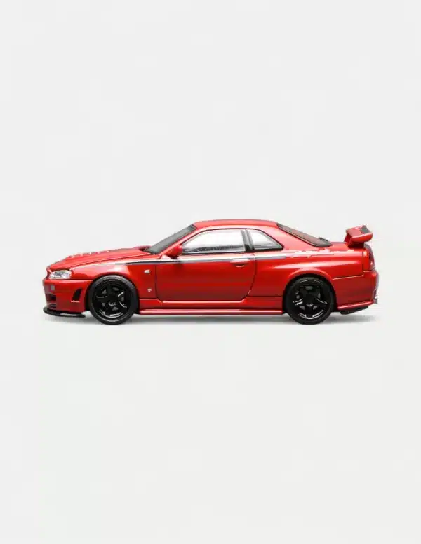 [PRE-ORDER] Motorhelix 1:64 Nissan Skyline GT-R (R34) Nismo Customized - Nismo Red