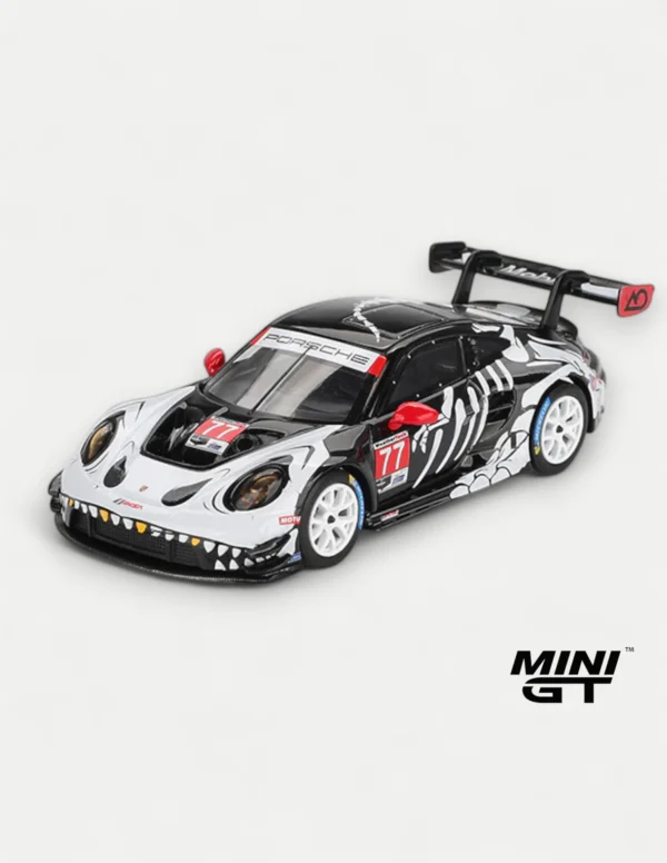 MINI GT Skeleton Rexy Porsche 911 #77 AO Racing (MGT01143)