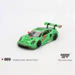 MINI GT 1:64 Porsche 911 GT3 R #77 AO Racing "Rexy" - 2024 IMSA Daytona 24 Hrs GTD Pro 2nd Place
