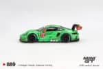 MINI GT 1:64 Porsche 911 GT3 R #77 AO Racing "Rexy" - 2024 IMSA Daytona 24 Hrs GTD Pro 2nd Place