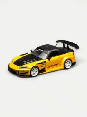 [PRE-ORDER] Motorhelix 1:64 Honda S2000 J's Racing - New Indy Yellow Pearl