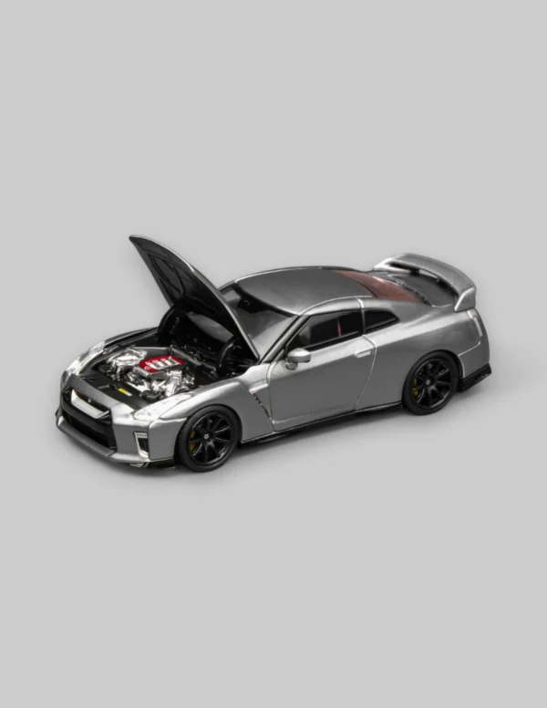 [PRE-ORDER] Motorhelix 1:64 Nissan GT-R (R35) 2020 Track Edition Engineered by NISMO - Dark Metal Gray
