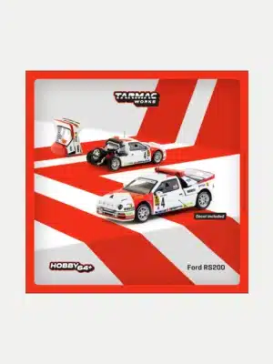 Tarmac Works 1:64 Ford RS200 Rallye Catalunya 1986 #04 (HOBBY64+)