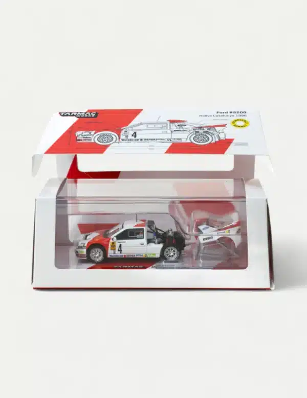 Tarmac Works 1:64 Ford RS200 Rallye Catalunya 1986 #04 (HOBBY64+)