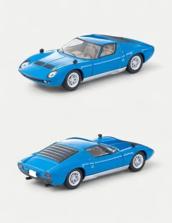 Tomytec Tomica Limited Vintage TLV 1:64 Lamborghini Miura P400 - Blue