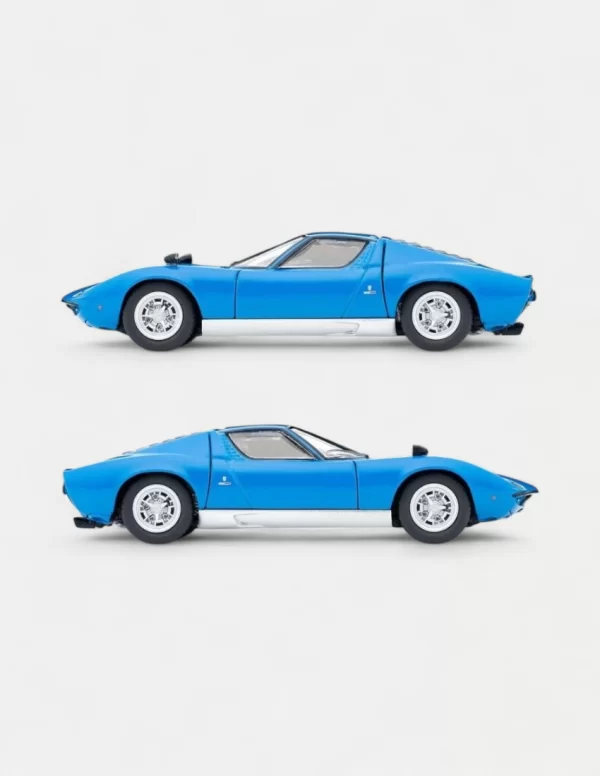 Tomytec Tomica Limited Vintage TLV 1:64 Lamborghini Miura P400 - Blue