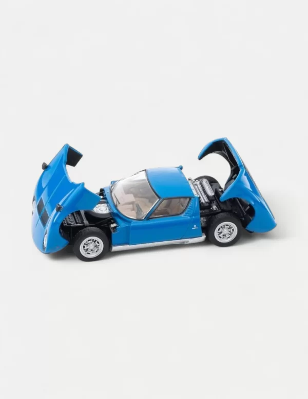 Tomytec Tomica Limited Vintage TLV 1:64 Lamborghini Miura P400 - Blue