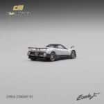 CM Model 1:64 Pagani Zonda F Diecast Model (Pearl White / Blue Interior)