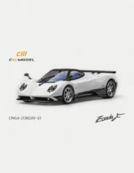 CM Model 1:64 Pagani Zonda F Diecast Model (Pearl White / Blue Interior)
