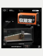 SHOU CANG JIA 1:64 Steep Slope Parking Diorama with Acrylic Display Case