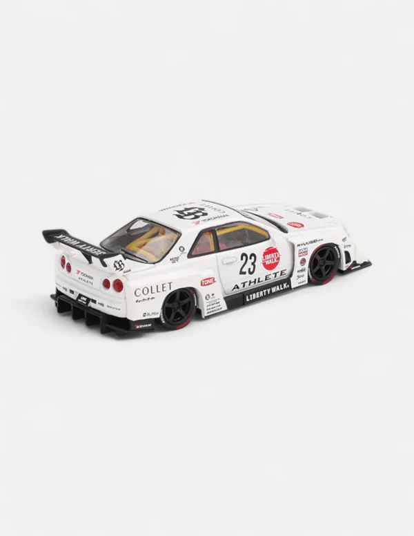 MINI GT #1059 1:64 Nissan LB-ER34 Super Silhouette - ATHLETE / COLLET Livery