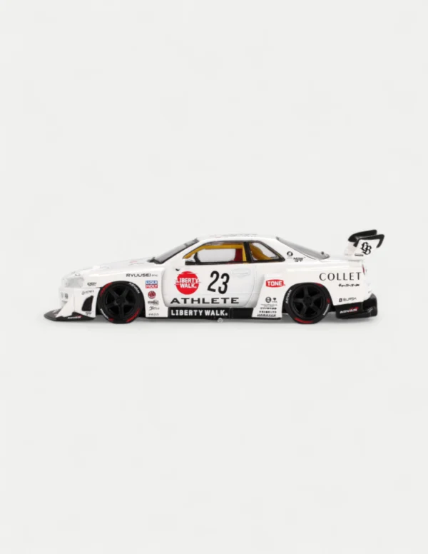 MINI GT #1059 1:64 Nissan LB-ER34 Super Silhouette - ATHLETE / COLLET Livery