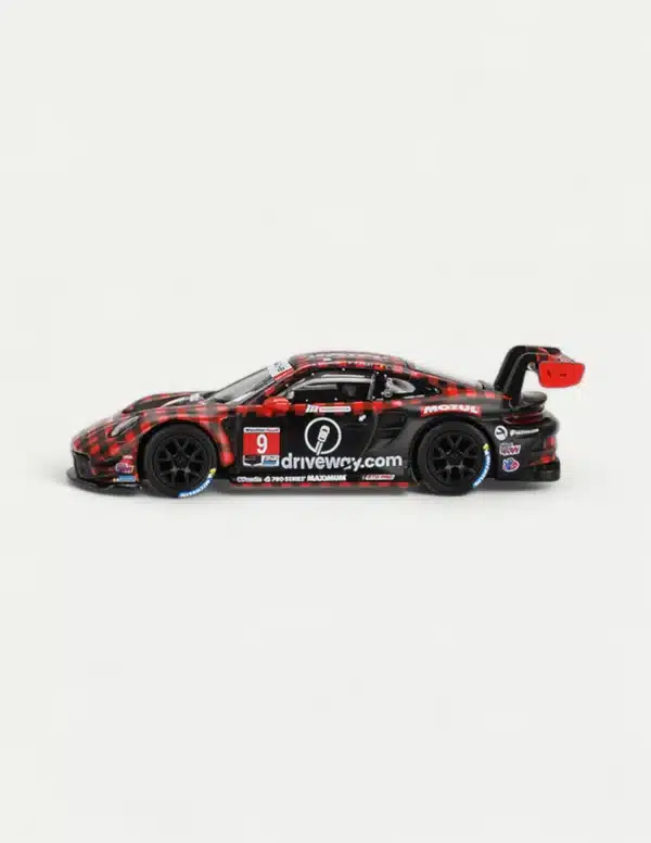 MINI GT 1:64 Porsche 911 GT3 R #9 Pfaff Motorsports - 2023 IMSA Sebring 12 Hrs GTD PRO Winner