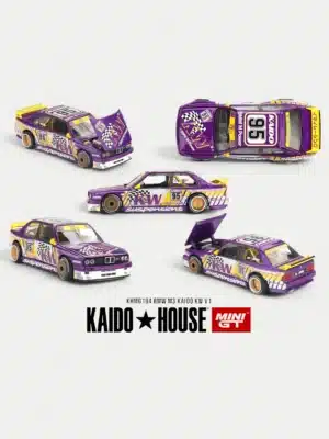 MINI GT x Kaido House 1:64 BMW M3 (E30) Kaido KW V1 - Purple