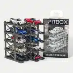 PITBOX 1:64 Modular 3D Parking Rack Display for Diecast Model Cars [10-Pack]