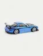 POP RACE x XCARTOYS 1:64 Mazda RX-7 (FD3S) RE Amemiya Wide Body - Chrome Blue