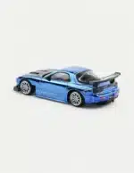 POP RACE x XCARTOYS 1:64 Mazda RX-7 (FD3S) RE Amemiya Wide Body - Chrome Blue