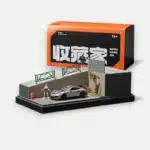 SHOU CANG JIA 1:64 Steep Slope Parking Diorama with Acrylic Display Case