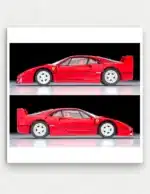 Tomytec Tomica Limited Vintage Neo TLV-N Ferrari F40 (1989) 1:64 Diecast- Red (2025 Reproduction)