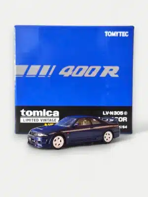 Tomytec Tomica Limited Vintage Neo TLV-N 1:64 Nissan Skyline GT-R (R33) Nismo 400R - Navy Blue