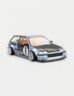 Kaido House x MINI GT 1:64 Honda Civic EF Roulette V1 Light Blue - KHMG179
