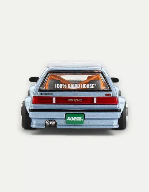 Kaido House x MINI GT 1:64 Honda Civic EF Roulette V1 Light Blue - KHMG179