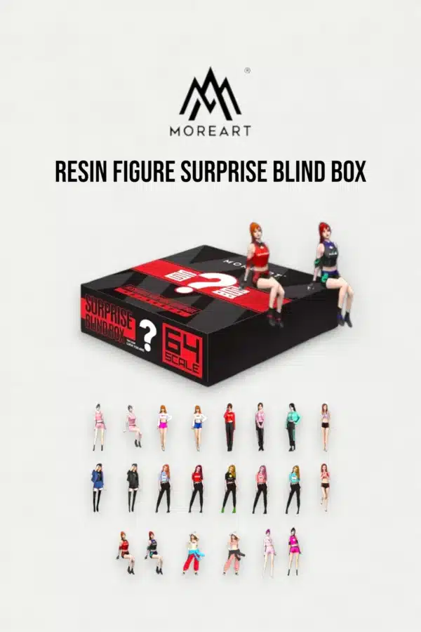 MoreArt 1:64 Resin Figure Mystery Box (Random Style)