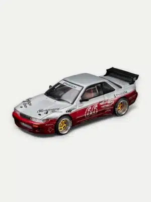 Pop Race 1:64 Nissan Pandem Silvia S13 Moontech Red