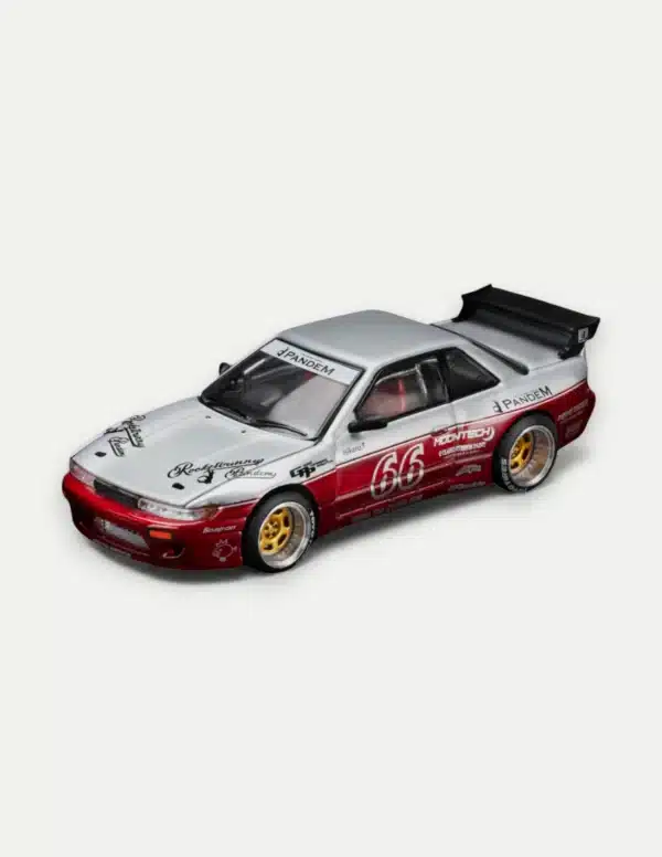 Pop Race 1:64 Nissan Pandem Silvia S13 Moontech Red