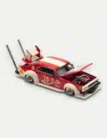 POP RACE 1:64 Nissan Skyline C210 "Bosozoku Style" - Coca-Cola (JP) Red