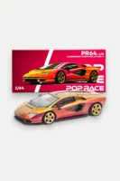 Pop Race 1:64 Lamborghini Countach LPI 800-4 Blu Hal