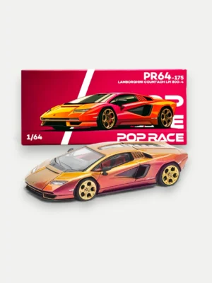 Pop Race 1:64 Lamborghini Countach LPI 800-4 Blu Hal