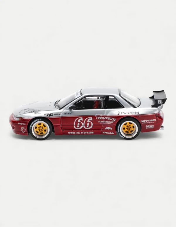 Pop Race 1:64 Nissan Pandem Silvia S13 Moontech Red